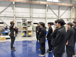 福岡県立福岡中央高校会社見学