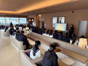 博多女子高校会社見学