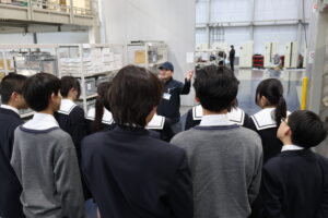 福岡工業大学附属城東高等学校会社見学